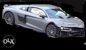 Accident Audi R8 petrol  Kms  year read the