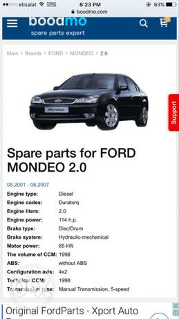  Ford Mondeo diesel  Kms