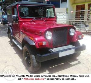 Mahindra JEEP MM 540 / Willys / THAR Price range of 2L to 7