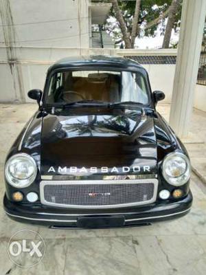Modified Ambassador Grand Black Car  Fully-loaded
