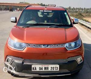 Kuv 100 K8 Petrol Mahindra Suv Orange 5 Seater