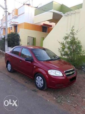 Chevorlet Aveo with amazing Blazing Red Colour