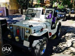 Willys jeep, punjab made. Mahindra Diesel engine .