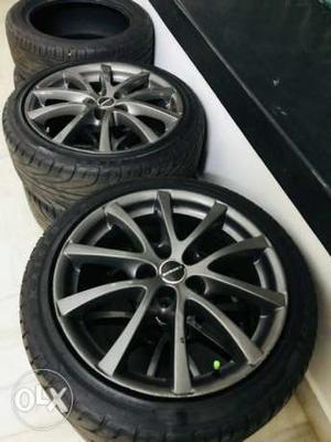 Brobet 17inch alloys for sale urjend and new 4