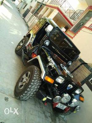 Mahindra open jeep  modle diesel with ac/music sistem