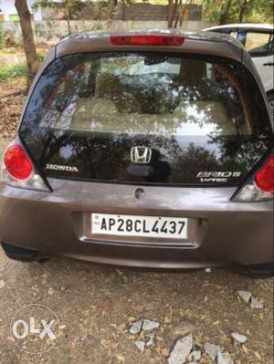 This is  Honda BRIO MT V Petrol car and so