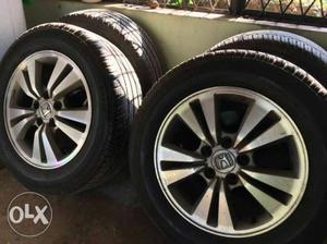 16 inch Honda alloy wheel with tyre  Kms