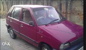 Maruthi 800- maroon colour