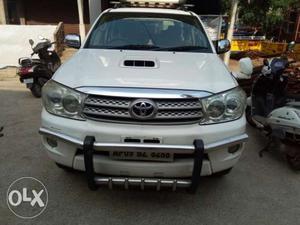 Toyota Fortuner For sale by First Owner in Hyderabad White