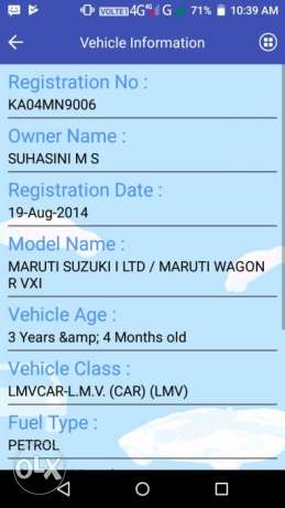 Maruti Suzuki Wagon R petrol  Kms  year