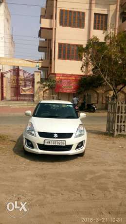 Maruti suzuki swift  model white