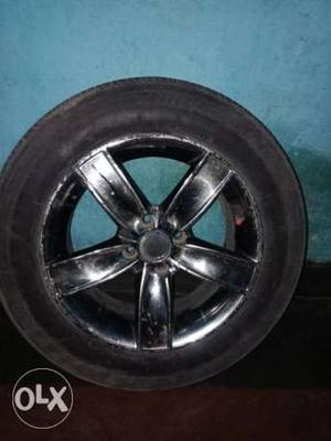 15 inch alloy with tire avalable four alloys nd