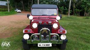 Mahindra jeep 4 wheel drive five gear single liver