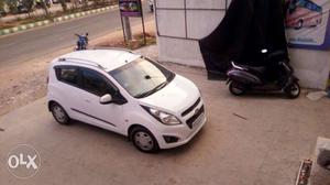 A Chevrolet Beat diesel  Kms white  year vehicle...