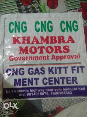 Cng fitment at Khambra motor's