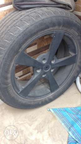 17 inch alloy wheel painted Matt black original