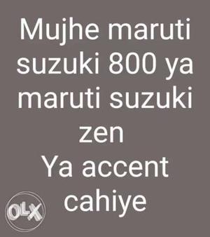 Maruti Suzuki 800 petrol  Kms  year plz call me