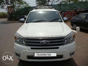 White color  Ford Endeavour 3.0L 4X4 AT best condition