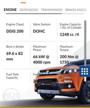 Maruti Suzuki Vitara Brezza Zdi - Amt Diesel, , Diesel