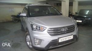 Silver Hyundai Creta, Petrol | Top Model of 