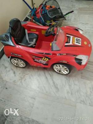 2 yrs old, Kids car available for sale, runs on