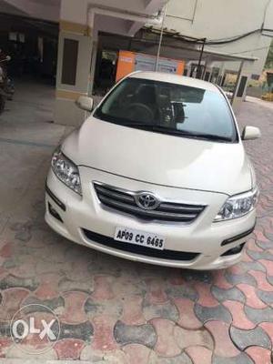 Corolla Altis H5 Model pearl white colour Year 