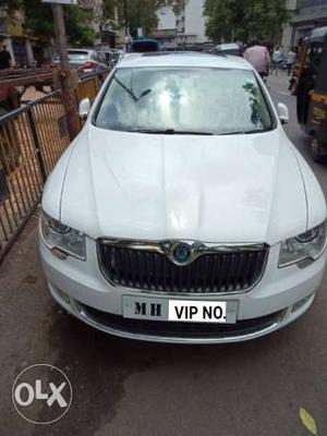 Self driven  Skoda Superb petrol with VIP no. for