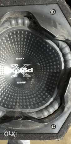 Sony xplod woofer and amplifier new condition rate 