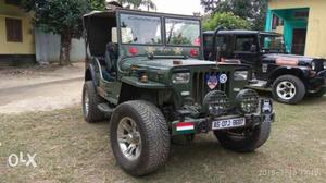 Modified willys jeep with toyota engine