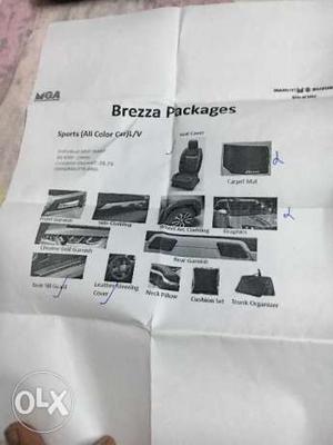Maruti Suzuki Vitara Brezza diesel 20 Kms  year