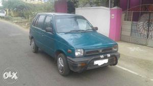 Well condition Maruti 800 green color  model at 40k