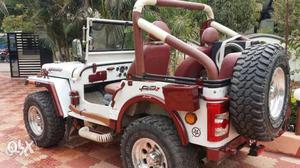 Fully modified Willys soft top convertible