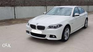 BMW 520D M Sport  White for sale in Hyderabad