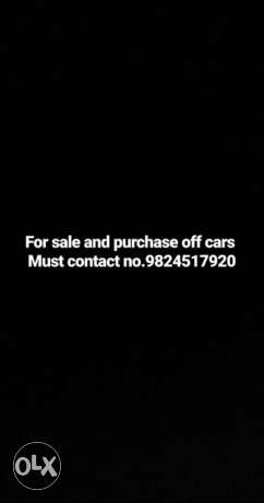 Must contact for sale n purchase off cars