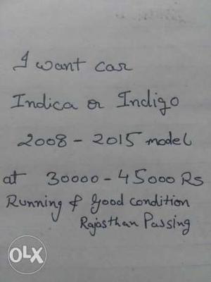 Tata Indica V2 Turbo diesel  Kms  year
