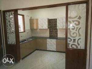 150gaj Double Story House in Sunny Enclave Adjoining Park.