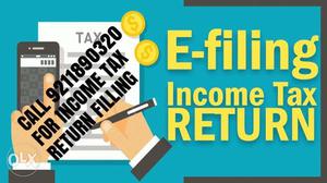 Income tax return file start rs 500 only