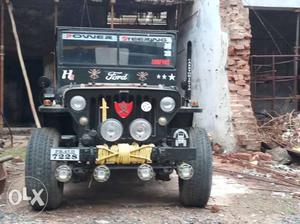 Mahindra short chasis convertible Jeep diesel  Kms
