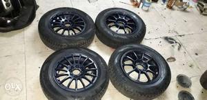 Riz Swift Alloy wheels with Tyres 14inch all typ olny call