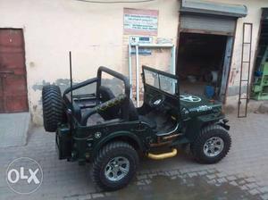 Jeep with heavy tyre and with the different look