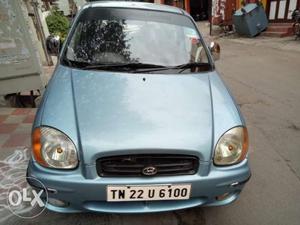 , Hyundai santro LS model, third owner, blue colour,