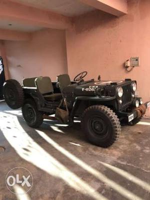 Willy jeep original CJ-2 Left hand drive. Just