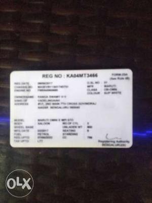  Maruti Suzuki Omni petrol  Kms