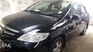 Black Honda City CNG with A.C. + Music System & Good