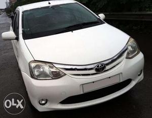 Etios V Pearl White( Km Only-records Available