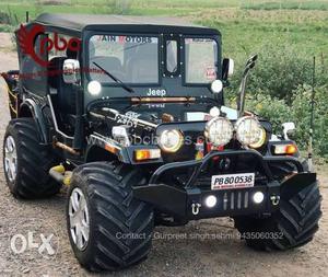 Latest modified jeep, newly modified with monster