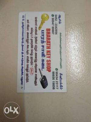 All type keys and car remotes available.from50rs