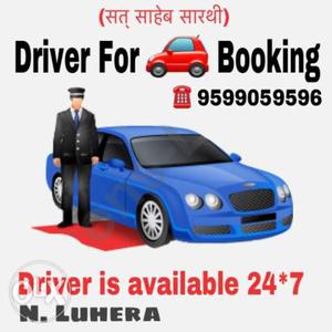 Driver available for all typs of car.