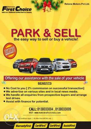 Park and sell all brand cars