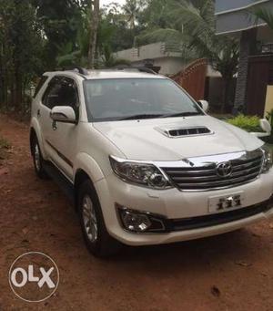 Fortuner white  automatic  km only:: Company